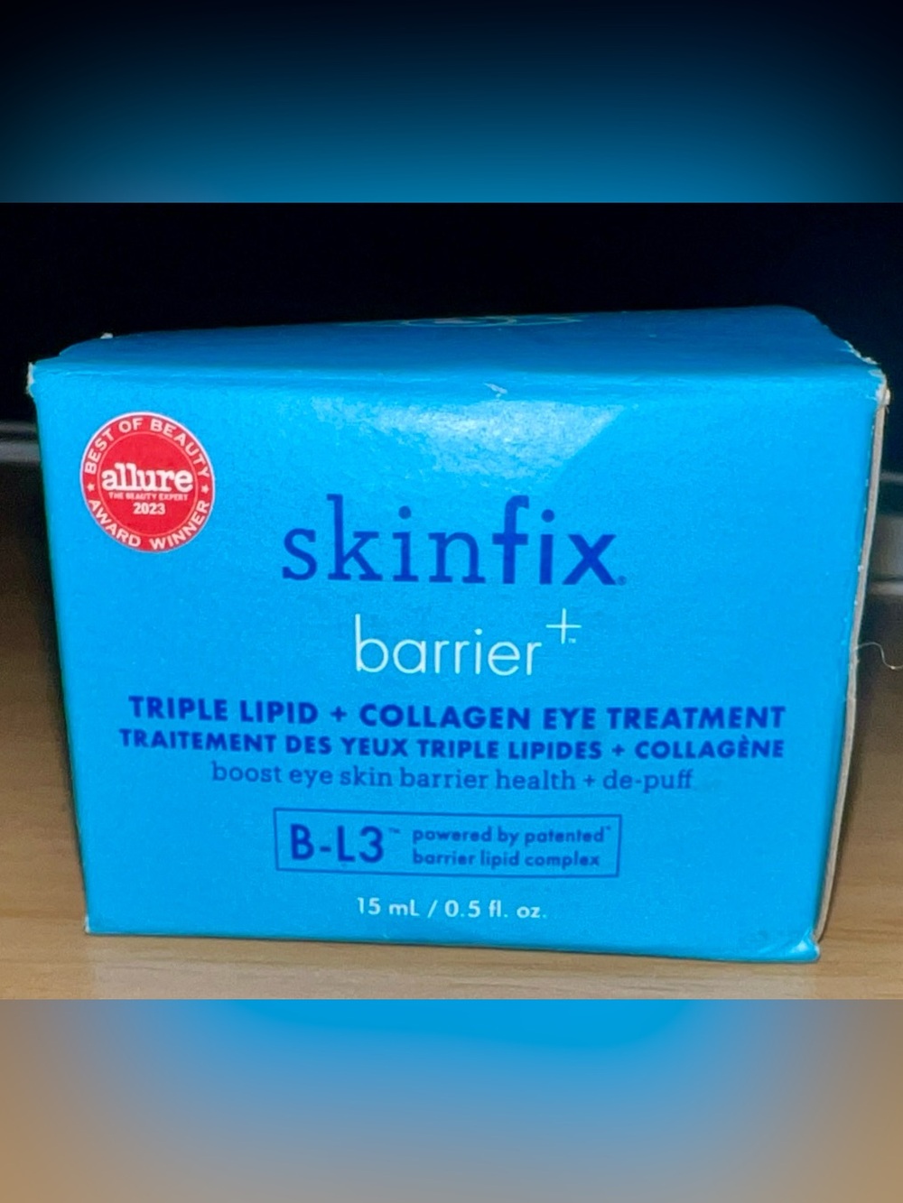 NIB Skinfix Barrier+ Triple Lipid + Collagen Eye Treatment .5oz/15mL FULL SZ